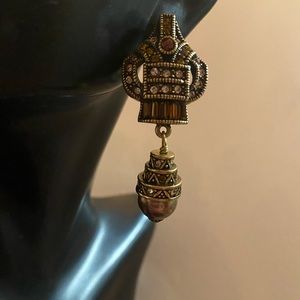 Heidi Daus “Deco Master Clasp” earrings